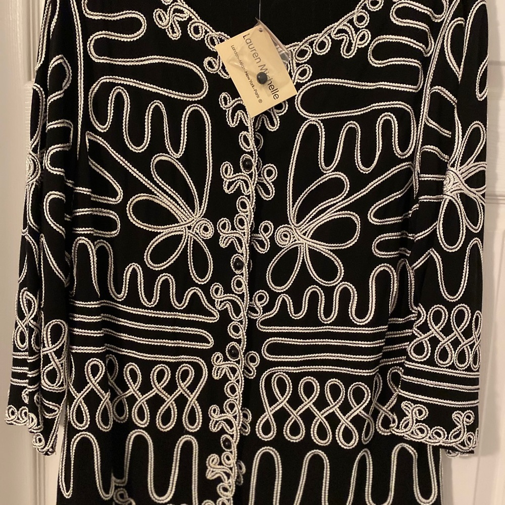 Lauren Michelle Embroidered Cardigan